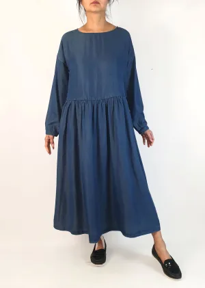 Elk denim look oversize long sleeve dress size 10