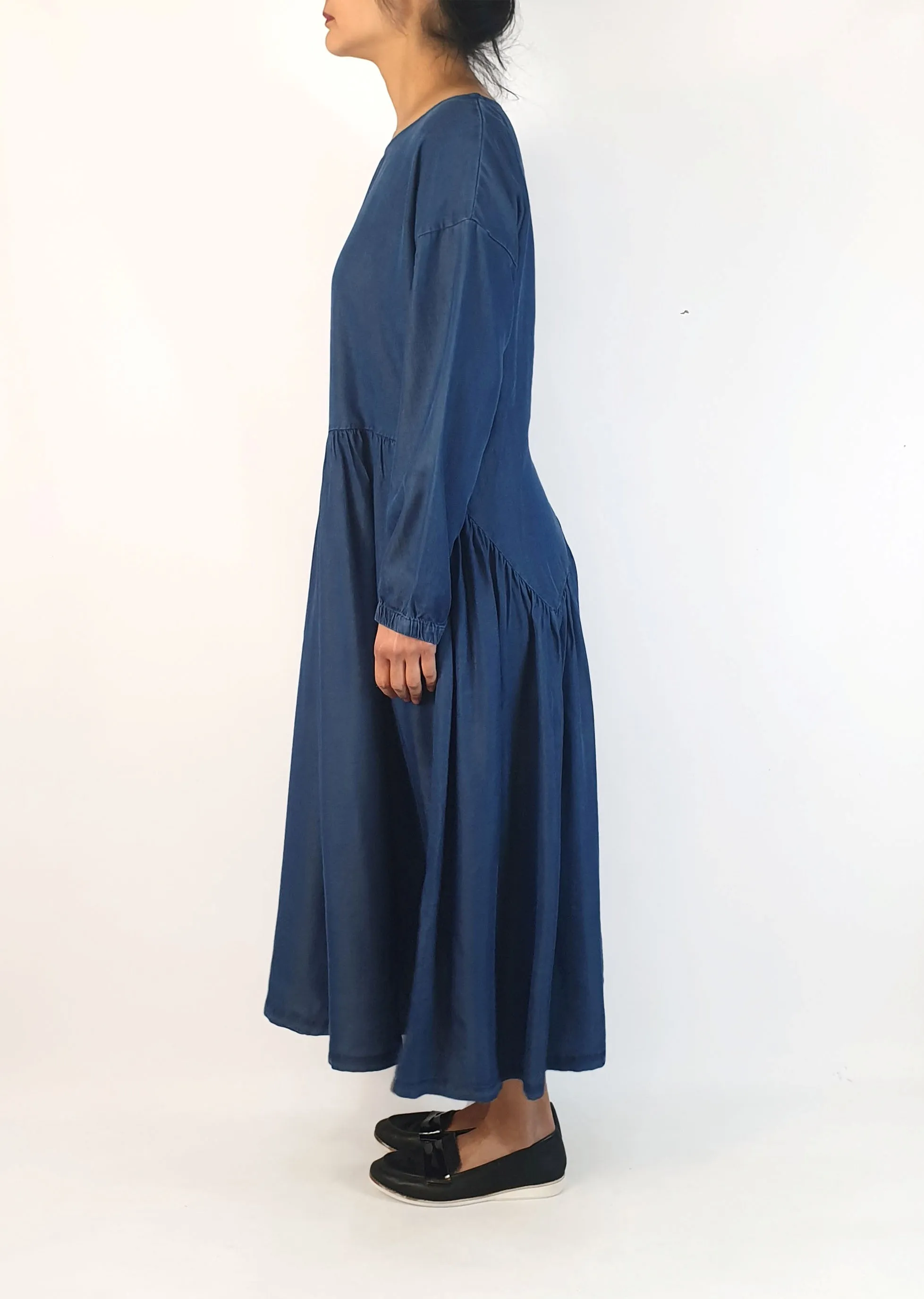 Elk denim look oversize long sleeve dress size 10