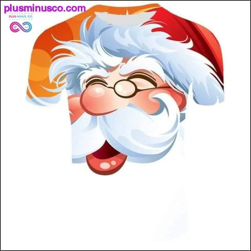 Fashion Christmas T-Shirts for Men - Funny Santa Claus