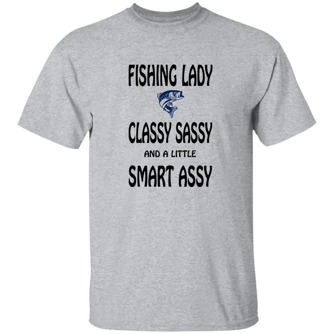Fishing Lady Classy Sassy T-Shirt b