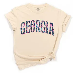 Floral Georgia Arch Short Sleeve T-Shirt