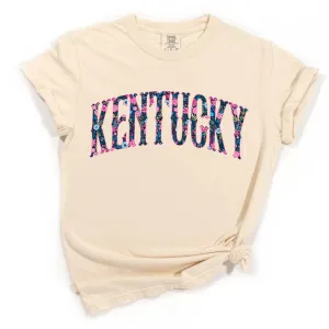 Floral Kentucky Arch Short Sleeve T-Shirt