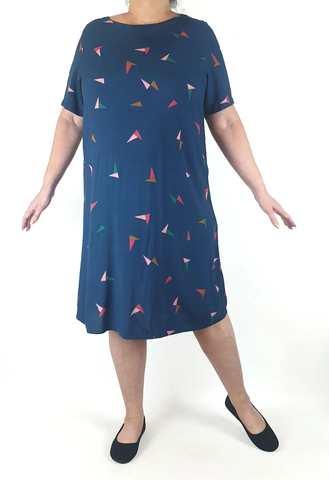 Frock Me Out blue bamboo dress size XXL