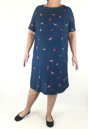 Frock Me Out blue bamboo dress size XXL