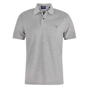 Gant Original Pique Slim Fit Golfer Grey