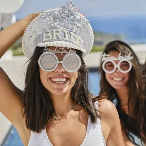 Ginger Ray Silver & Pearl Bride To Be Eye Glasses