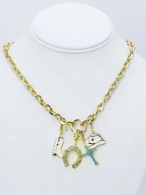 Girlie Rodeo Charm Necklace