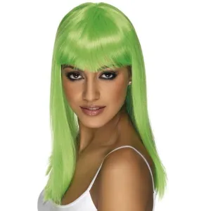 Glamourama Wig - Neon Green, Long