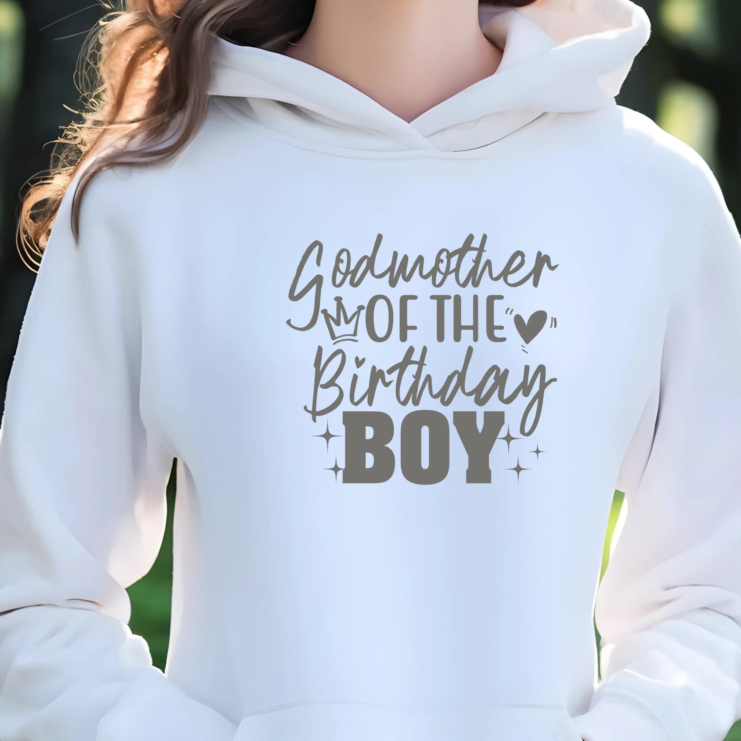 Godmother of the Birthday Boy Shirt | Crew neck | V Neck| Sweatshirt | Hoodie