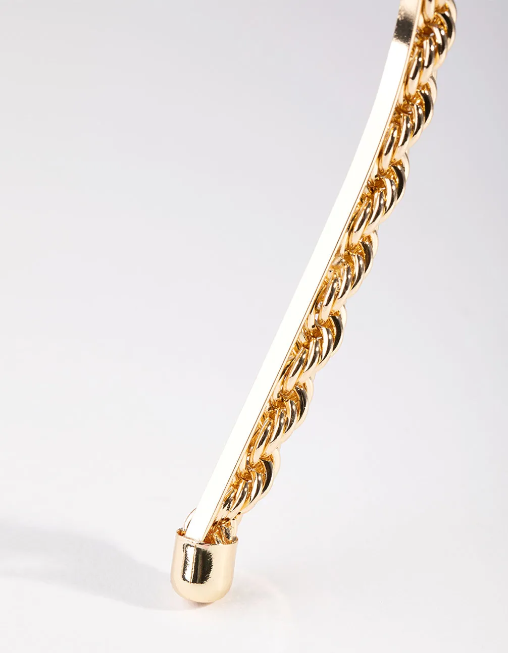 Gold Twist Rope Headband