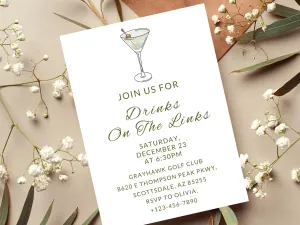 Golf Party Invitation