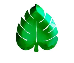 Green Palm Leaf Plates