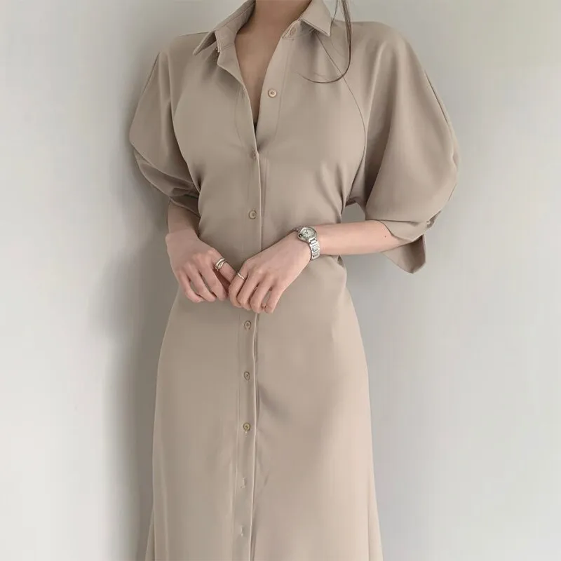 High Waist Ladies Dresses Party Elegant Casual