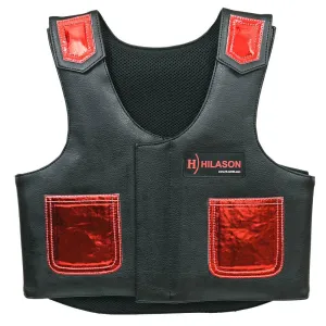 HILASON - Protective Vest, Bull Riding, Rodeo - Kids Junior Youth - Leather