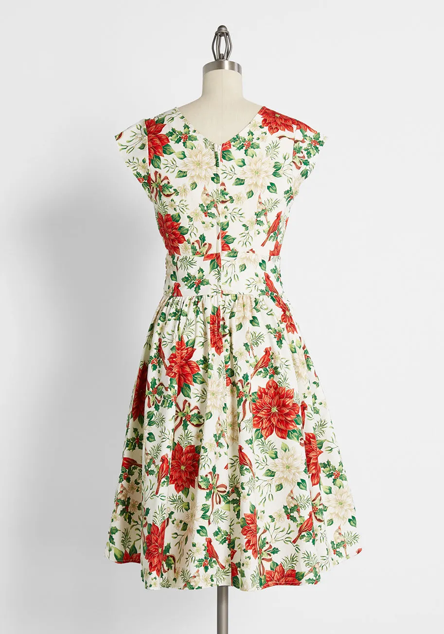 Holiday Garden Party Dress