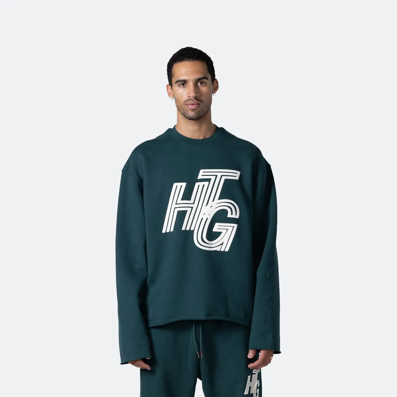 Honor The Gift Terry HTG Crewneck - Green