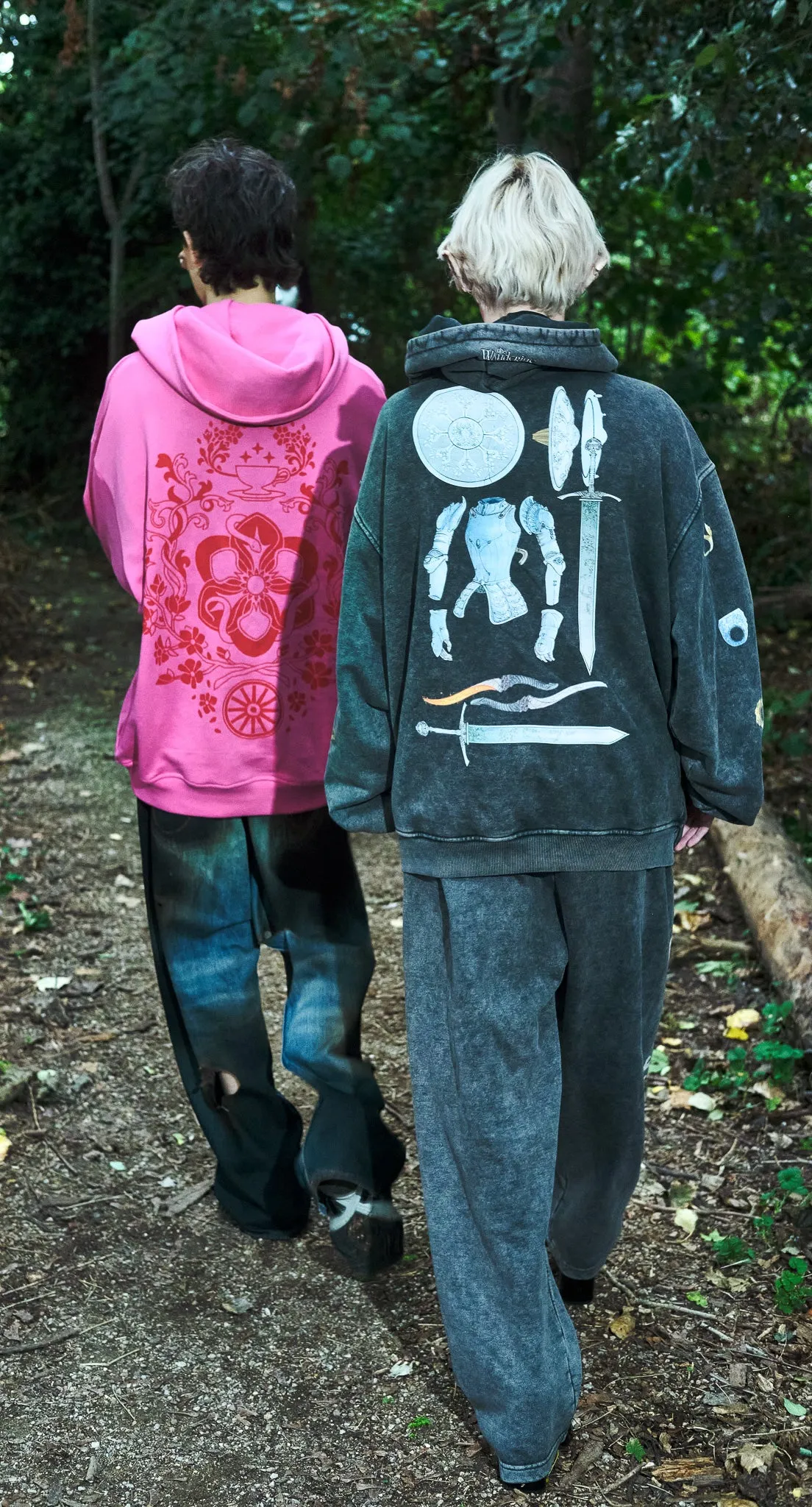 Horns Zip Up Hoodie