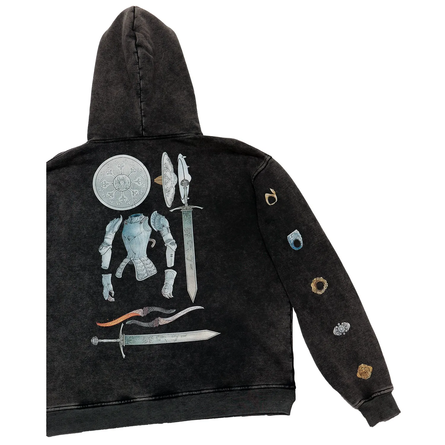 Horns Zip Up Hoodie