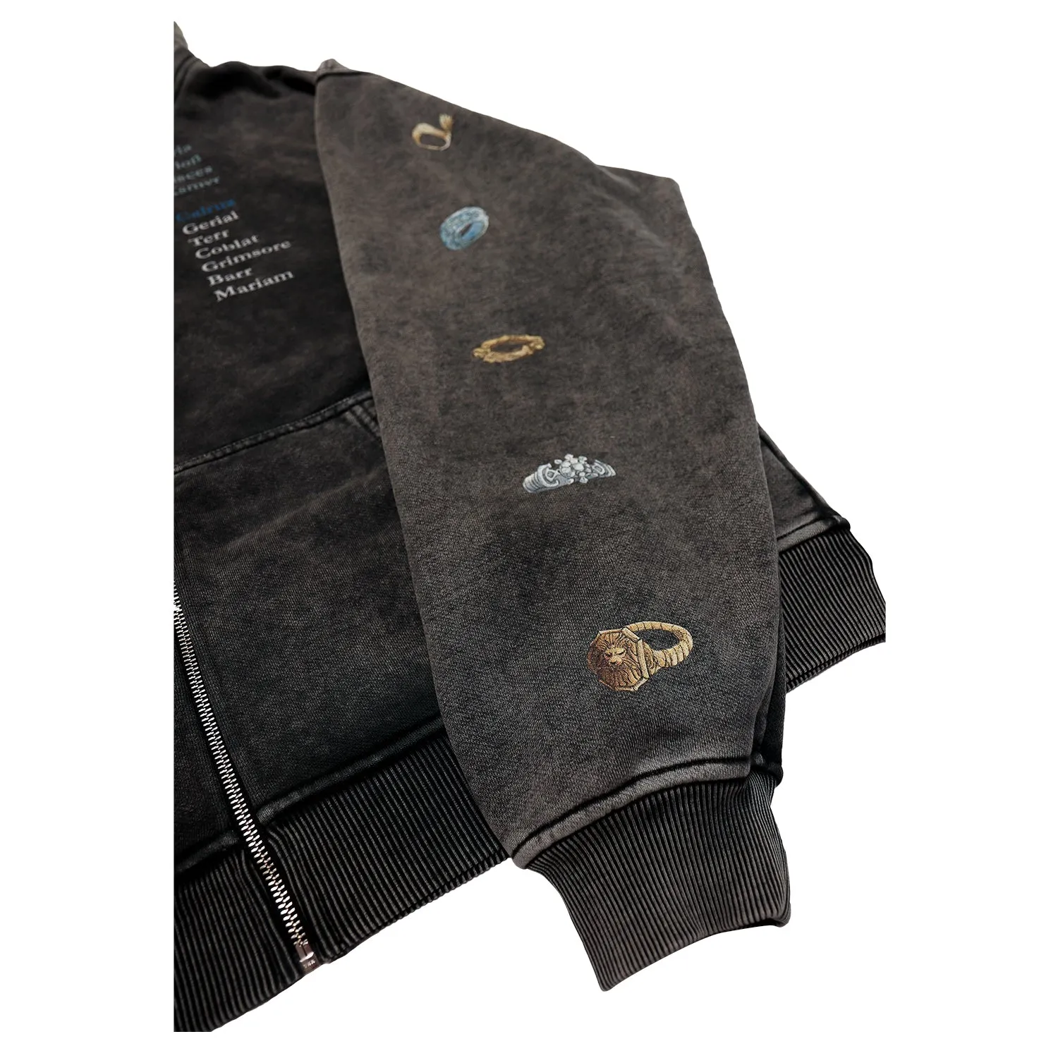 Horns Zip Up Hoodie