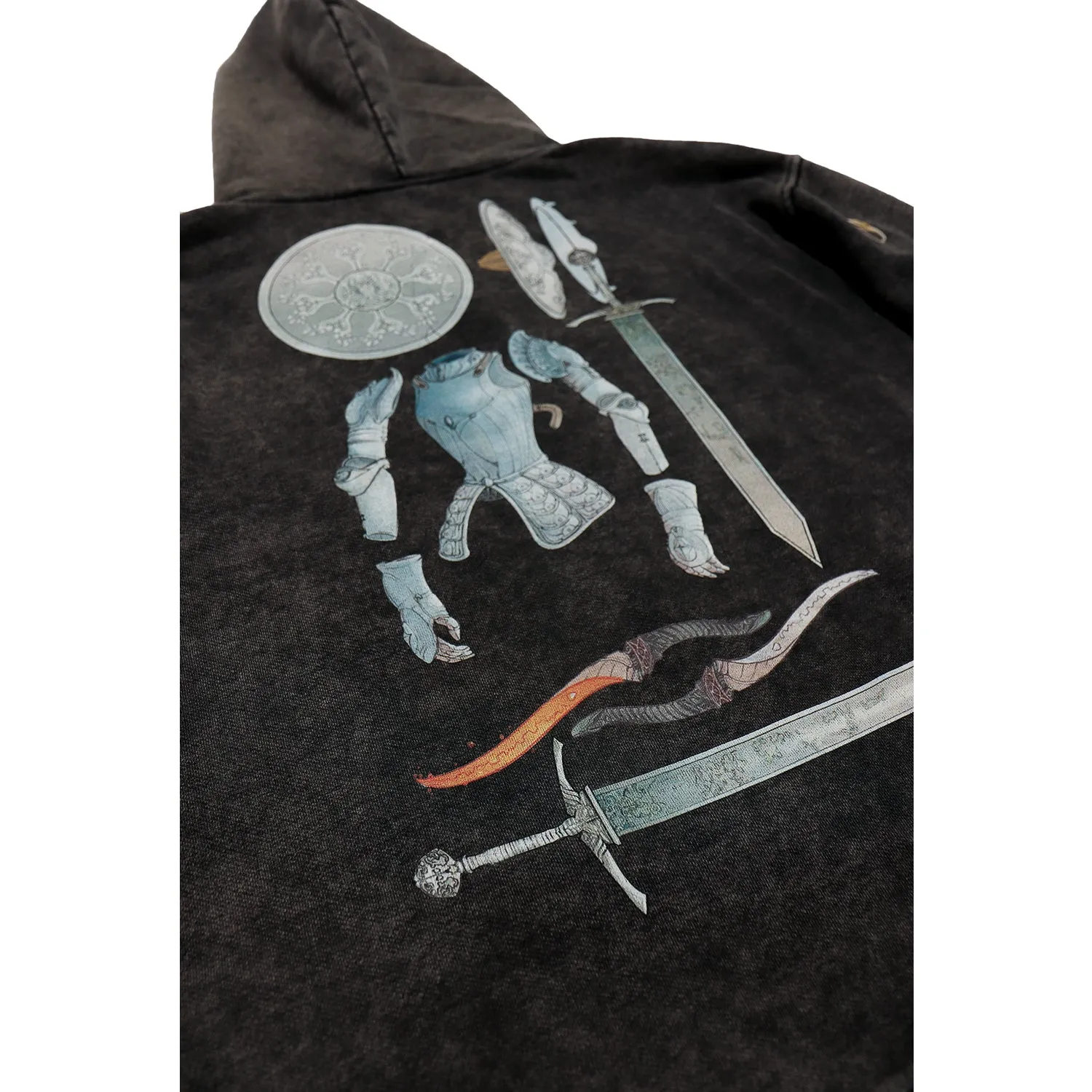 Horns Zip Up Hoodie