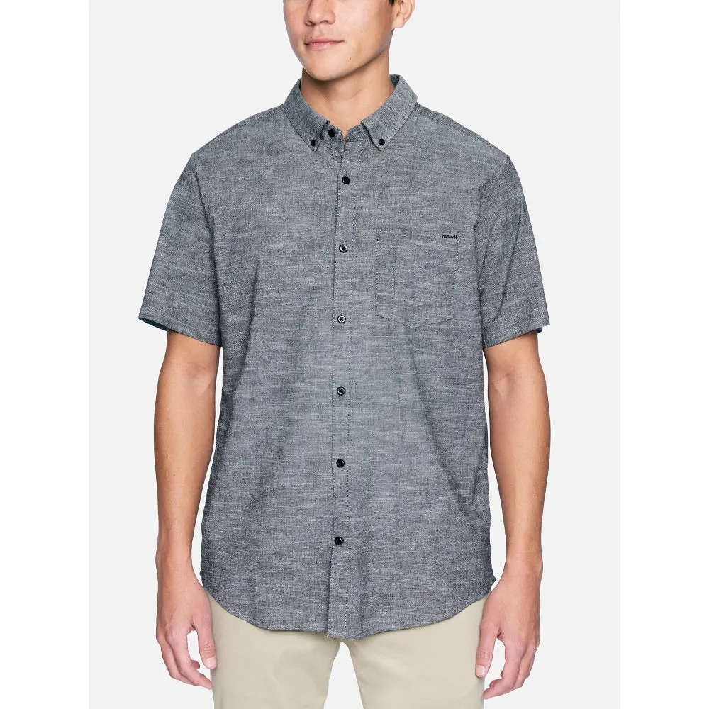 HURLEY ONE & ONLY STRETCH S/S SHIRT BLACK
