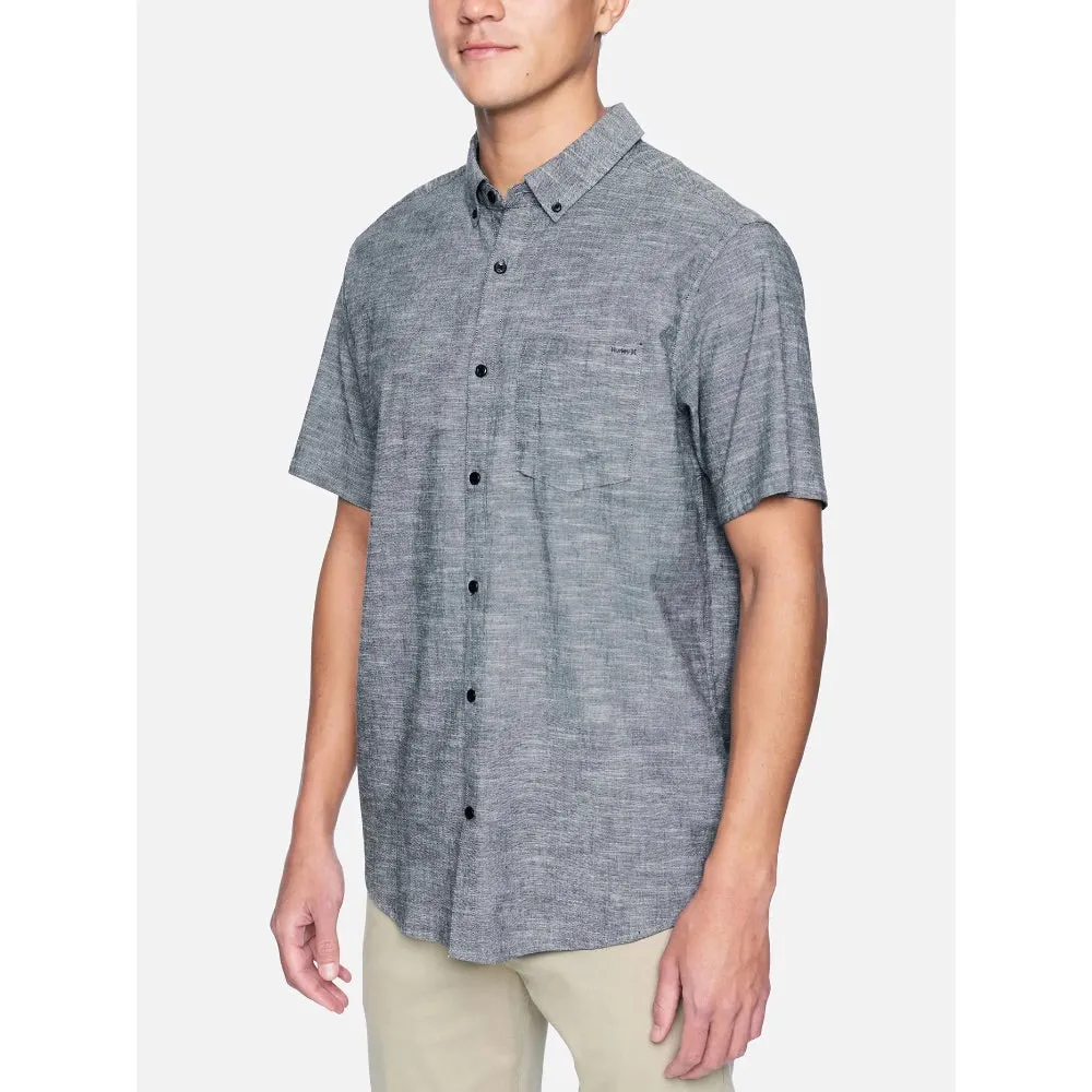 HURLEY ONE & ONLY STRETCH S/S SHIRT BLACK
