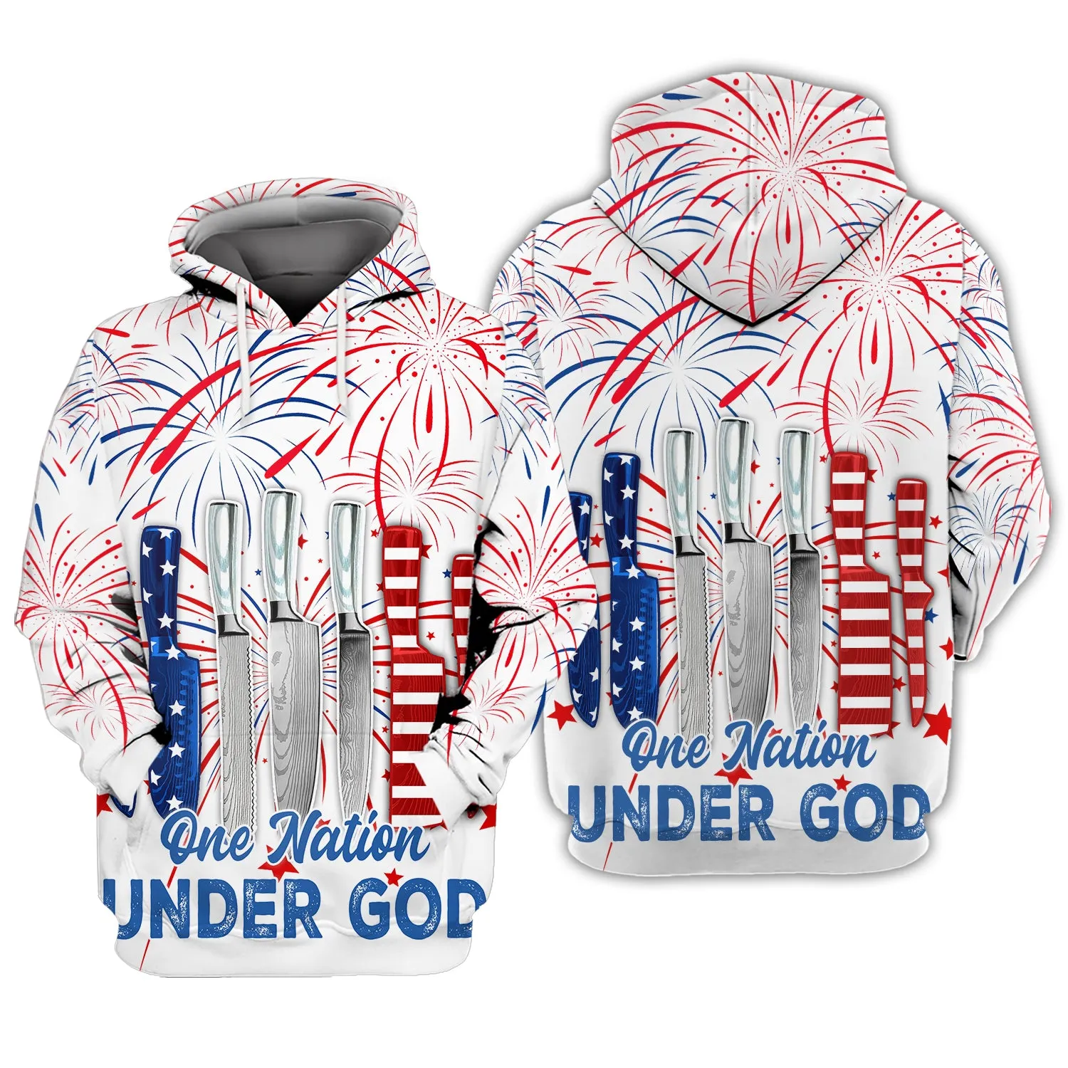 Independence Day Is Coming Chef One Nation Under God 3D Full Print