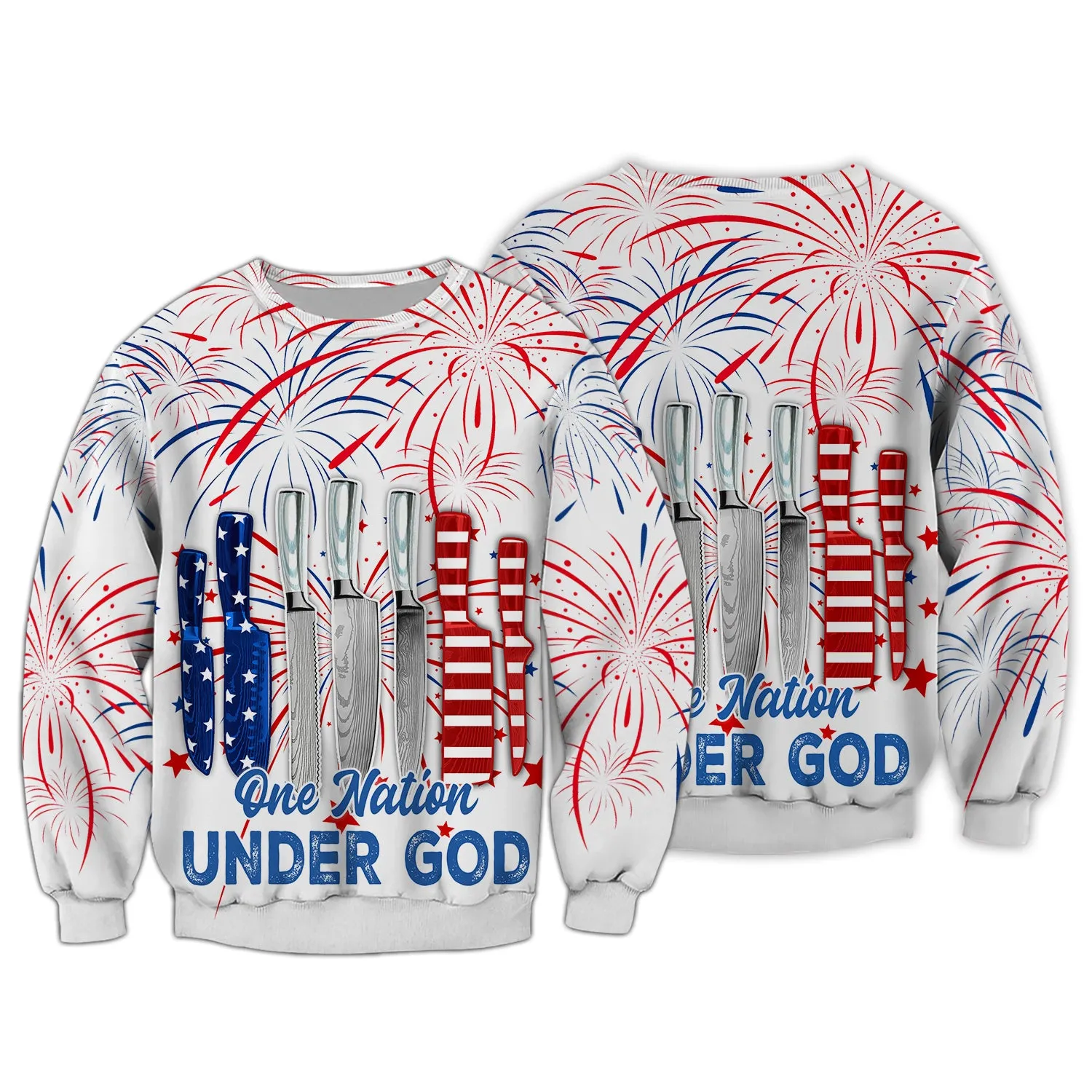 Independence Day Is Coming Chef One Nation Under God 3D Full Print