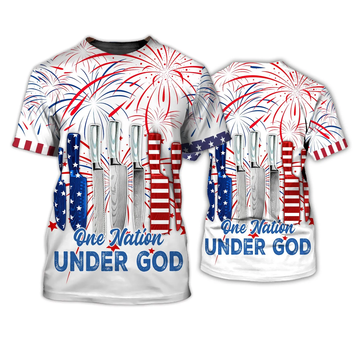 Independence Day Is Coming Chef One Nation Under God 3D Full Print