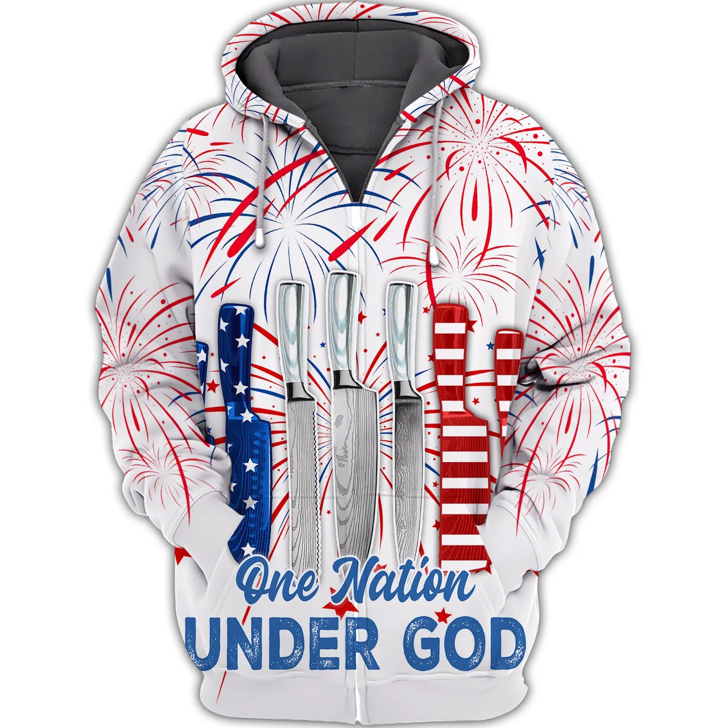Independence Day Is Coming Chef One Nation Under God 3D Full Print