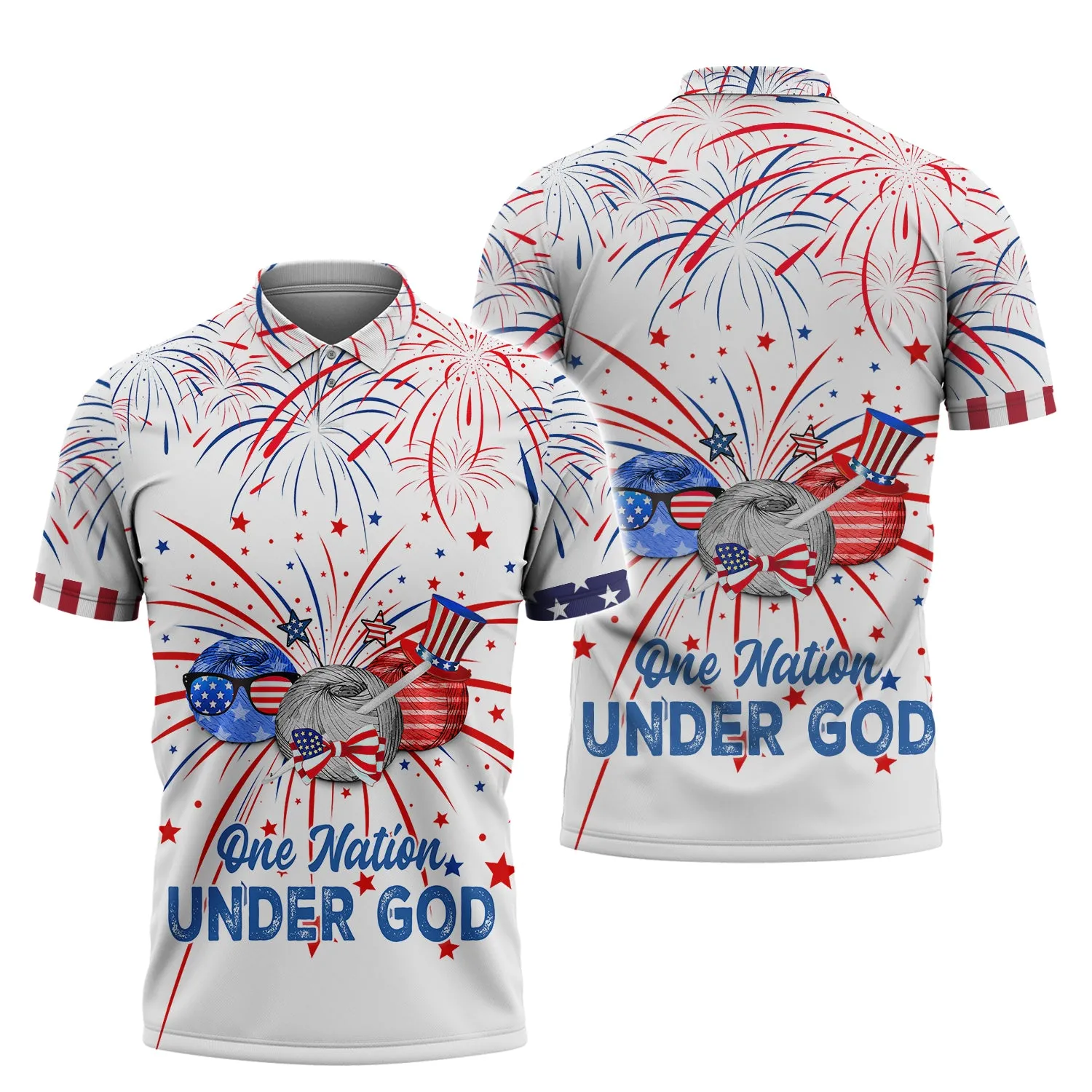 Independence Day Is Coming Crochet One Nation Under God 3D Full Print