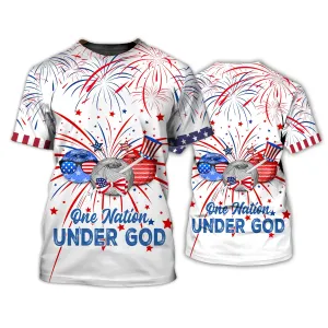 Independence Day Is Coming Crochet One Nation Under God 3D Full Print