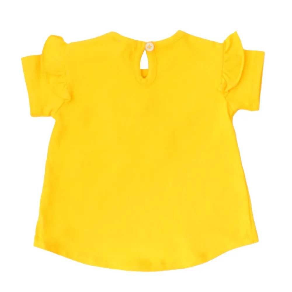 Infant Girls T-Shirt - L-Chrome | Bachaa Party Baby Clothes Girls Tops & T-Shirts