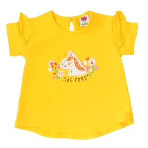 Infant Girls T-Shirt - L-Chrome | Bachaa Party Baby Clothes Girls Tops & T-Shirts