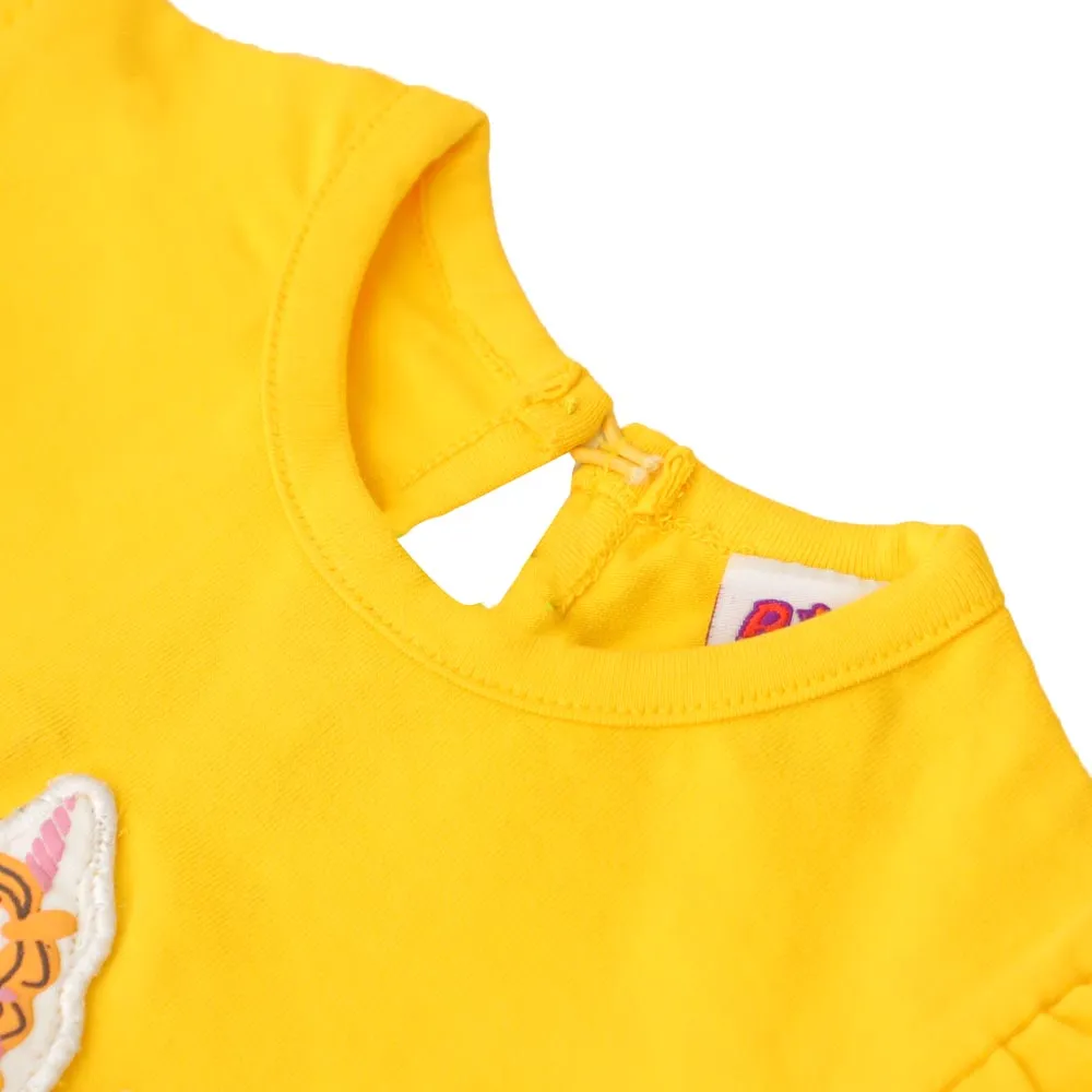 Infant Girls T-Shirt - L-Chrome | Bachaa Party Baby Clothes Girls Tops & T-Shirts