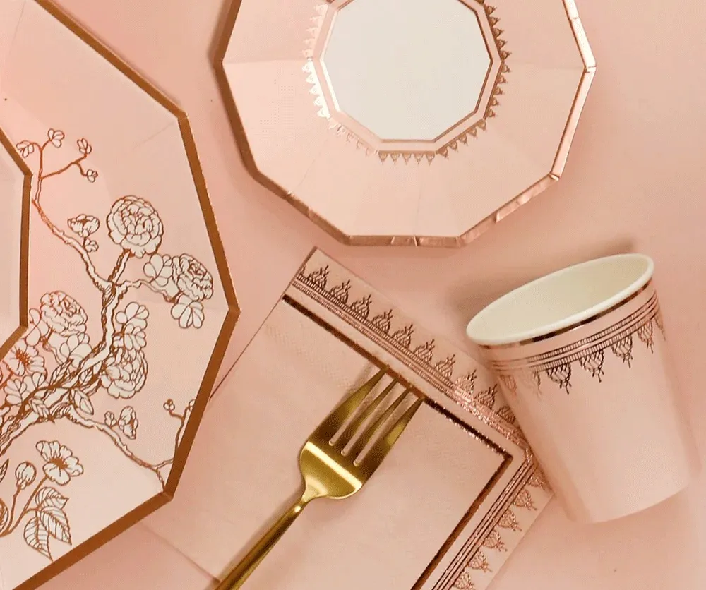 Jardin : Pale Pink Small Plates