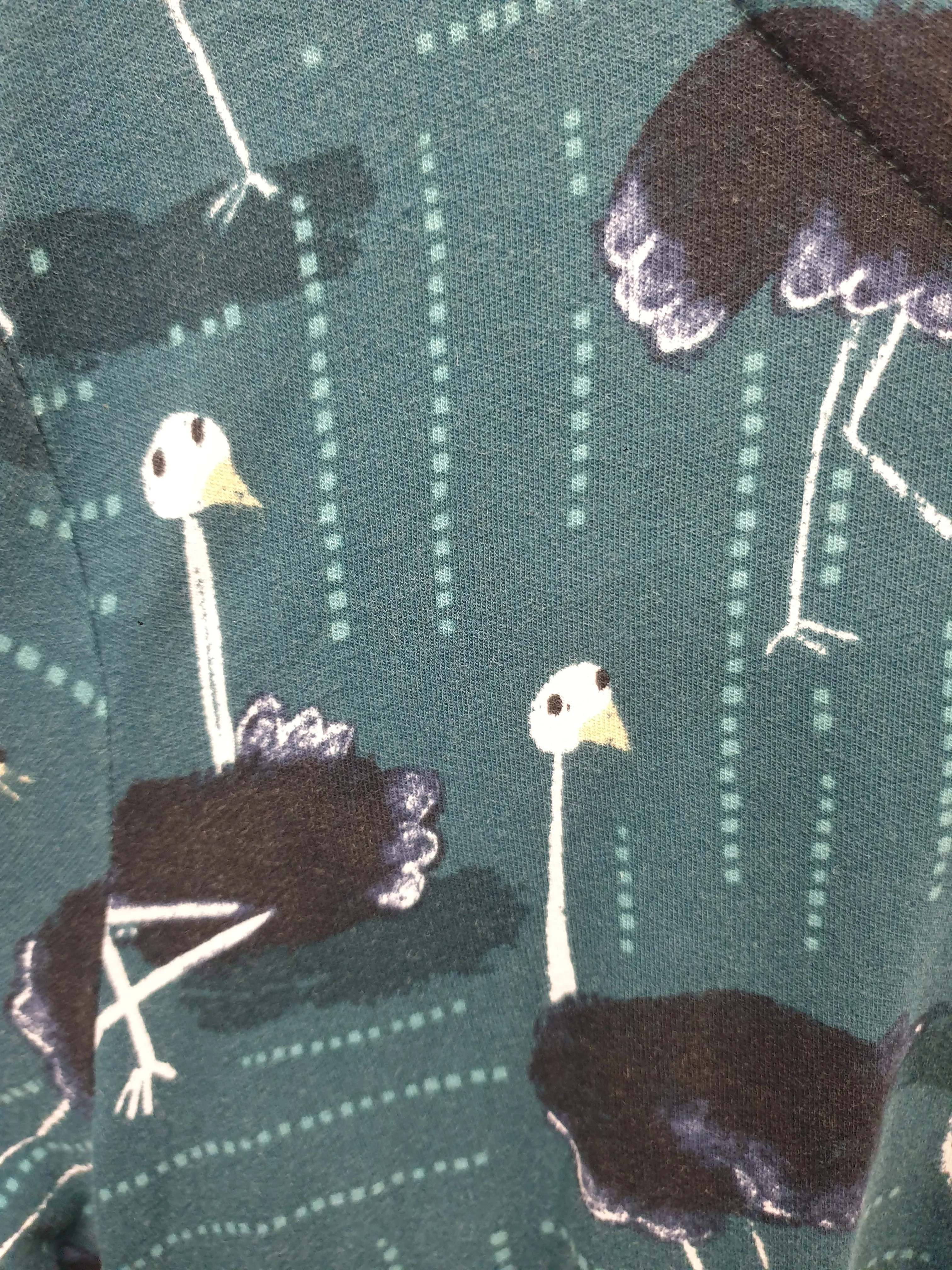 Jericho Road blue-green emu print dress size 20