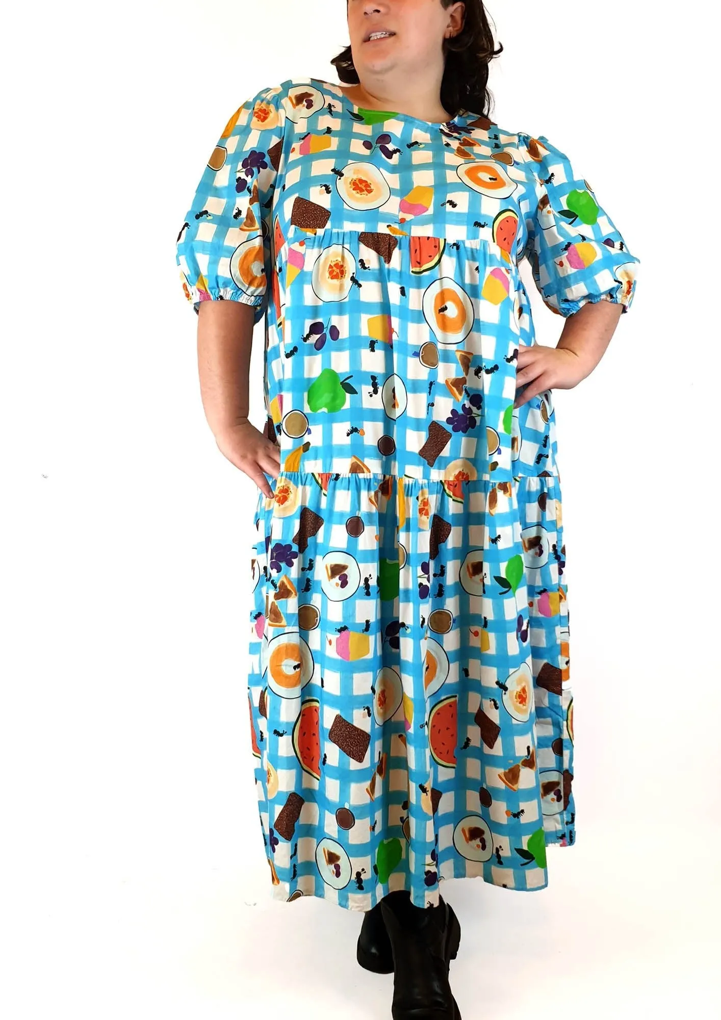 Jericho Road picnic print dress size 20