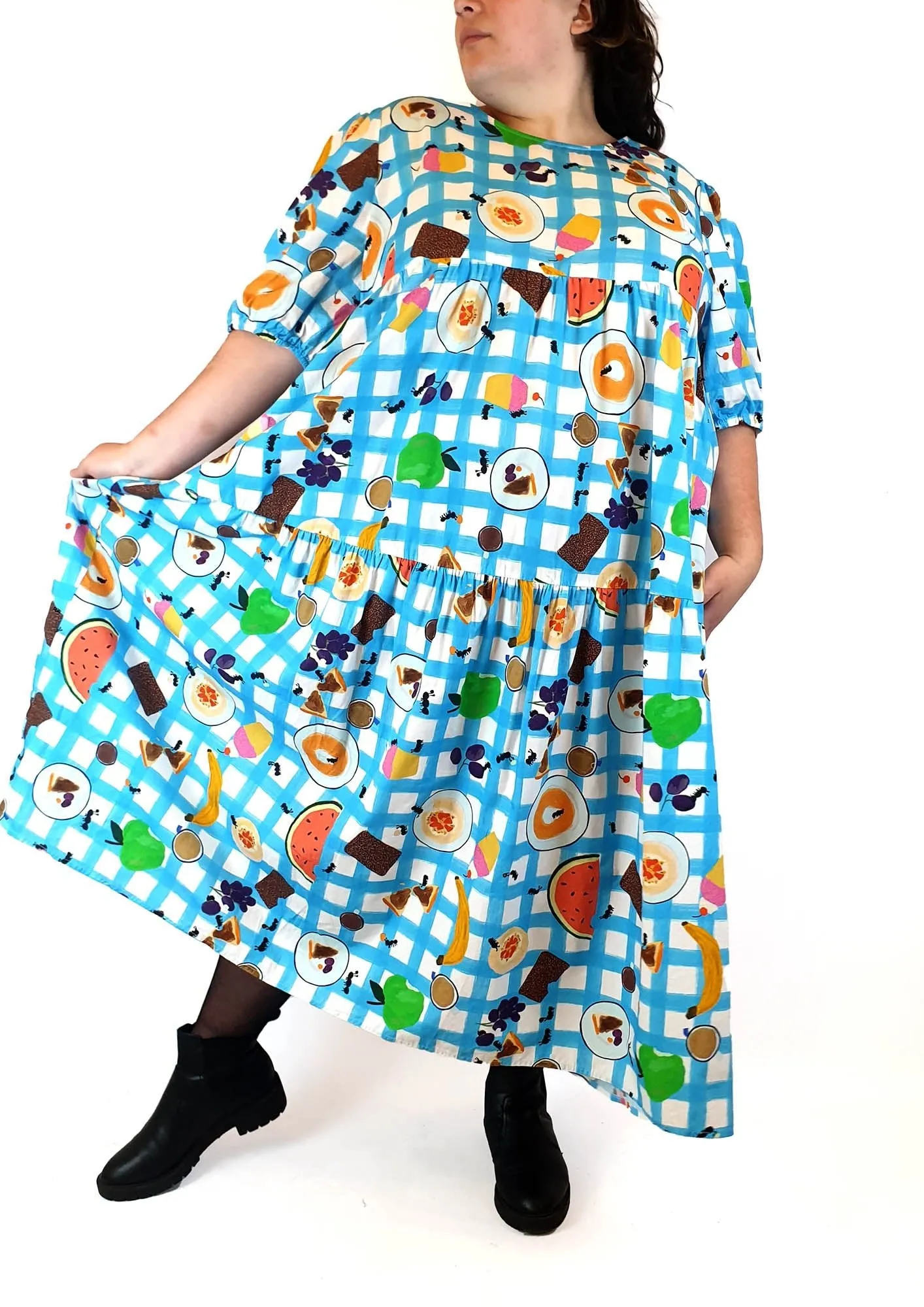 Jericho Road picnic print dress size 20