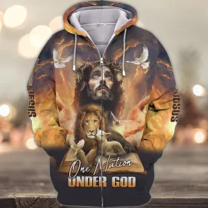 Jesus Faith Over Fear Personalized Name 3D Shirts For Christian Hoodie Tshirt