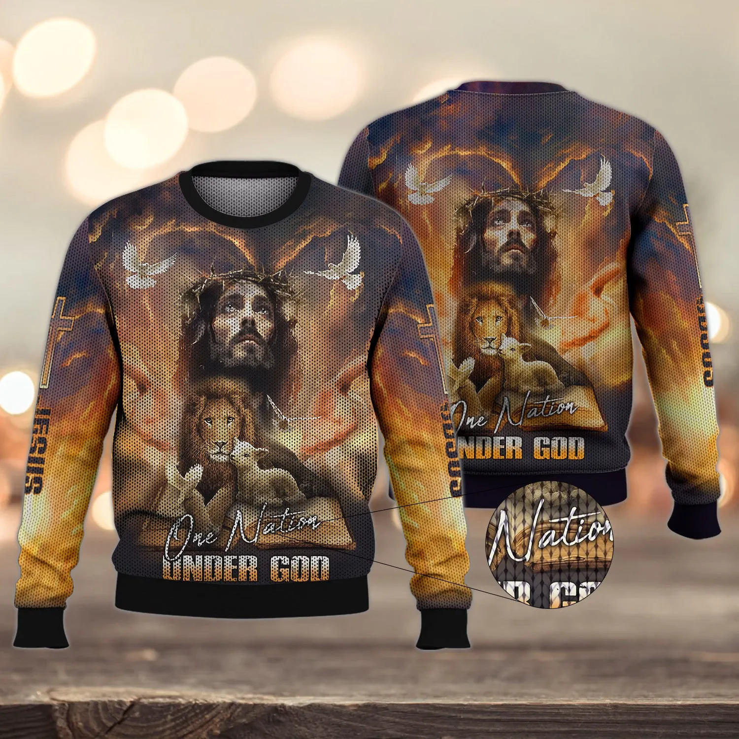Jesus Faith Over Fear Personalized Name 3D Shirts For Christian Hoodie Tshirt