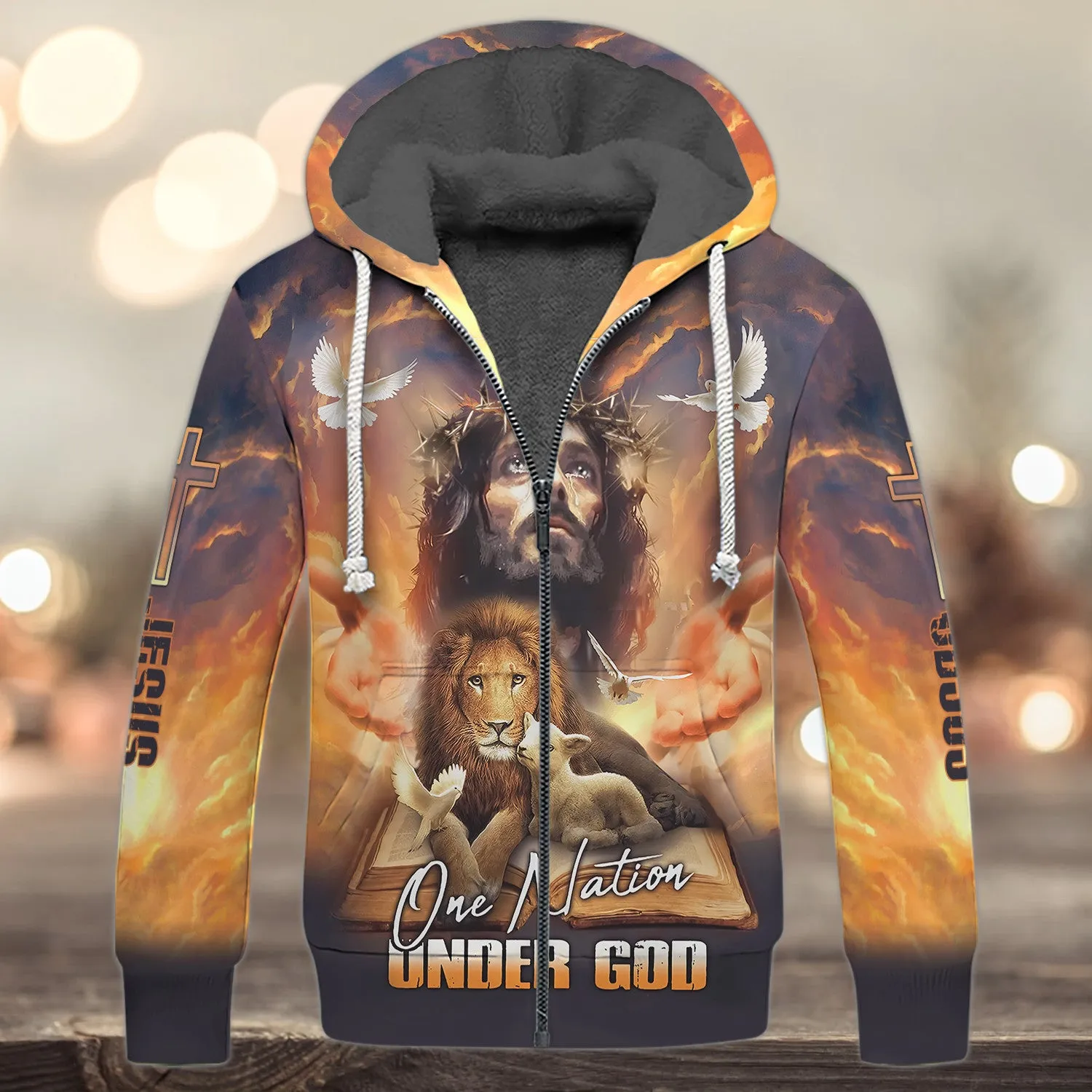 Jesus Faith Over Fear Personalized Name 3D Shirts For Christian Hoodie Tshirt