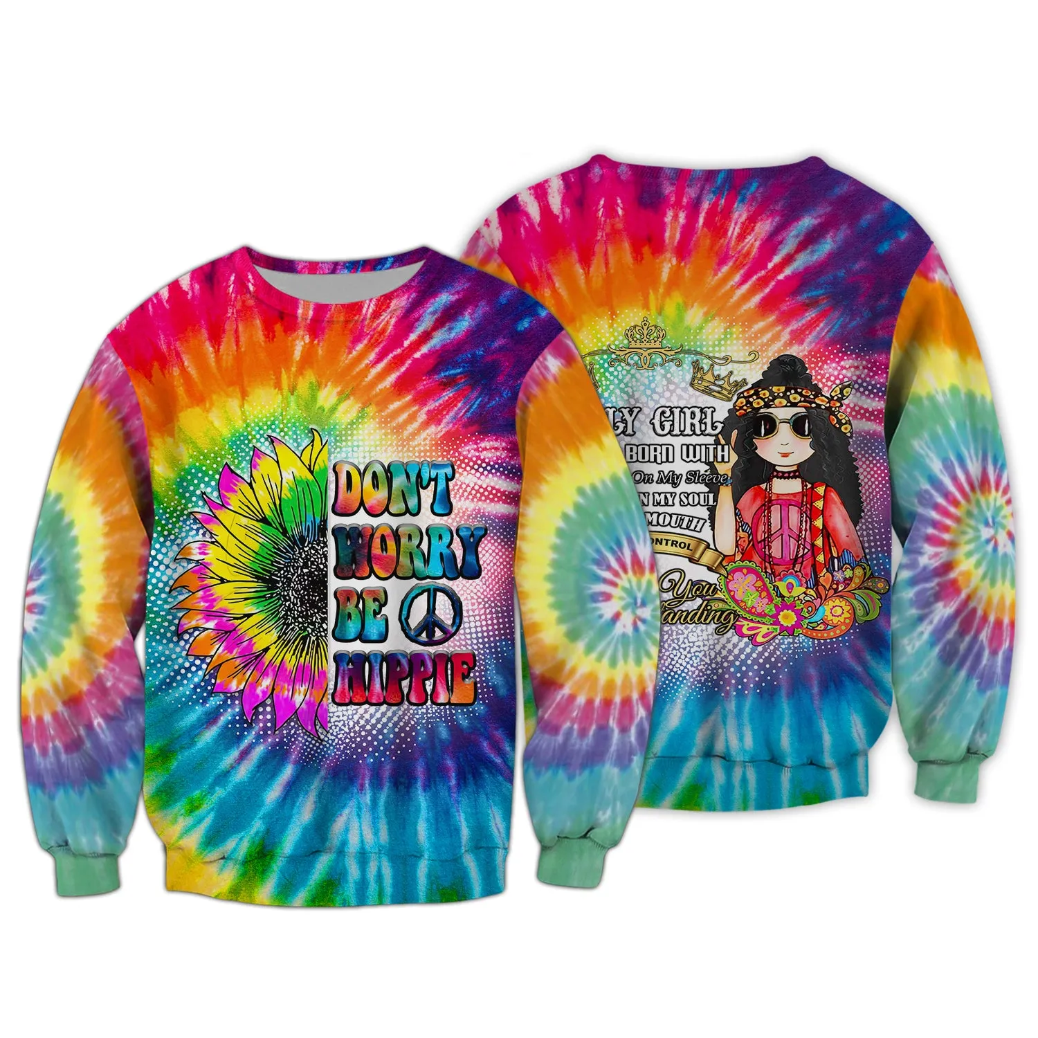 July Girl Hippie - 3D Full Print