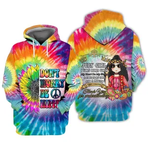 July Girl Hippie - 3D Full Print