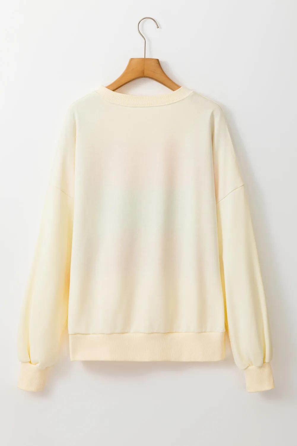 KaleaBoutique Colorblock Patchwork Crewneck Drop Shoulder Sweatshirt