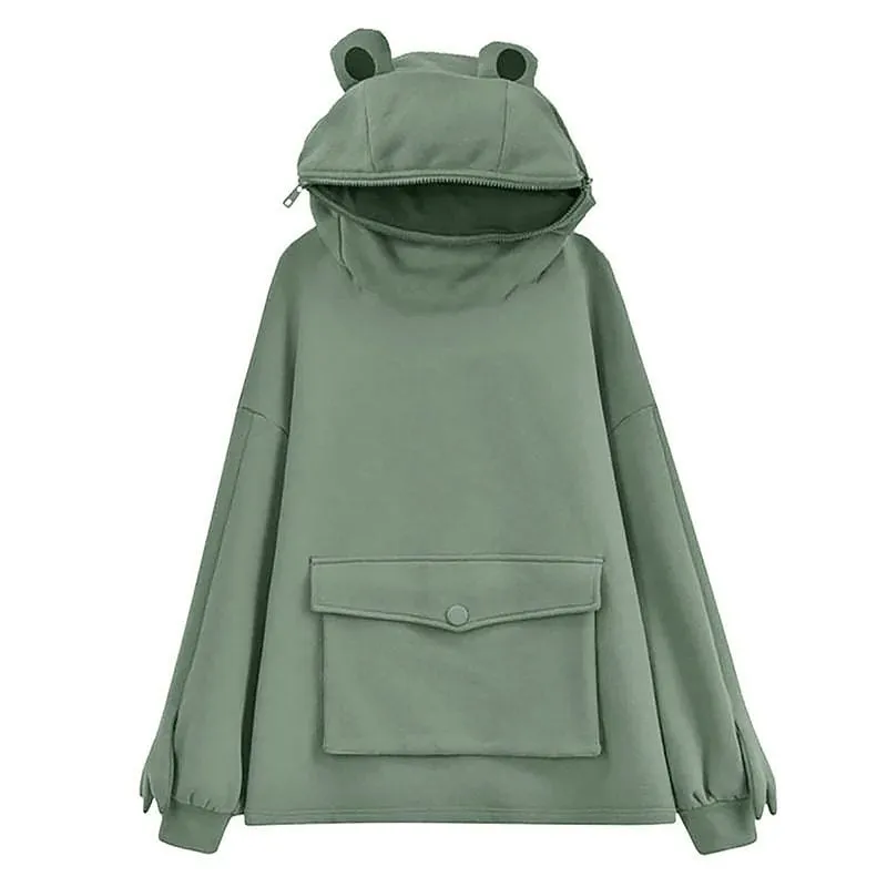 Kawaii Frog Hoodie