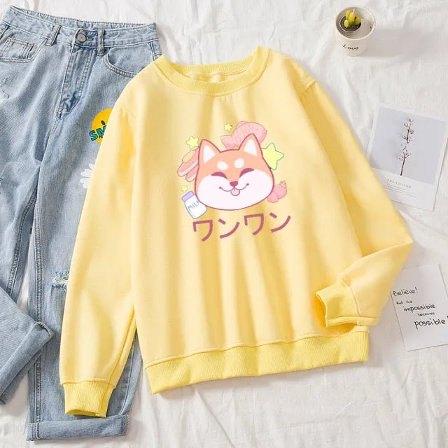 Kawaii Shiba Inu Sweatshirt