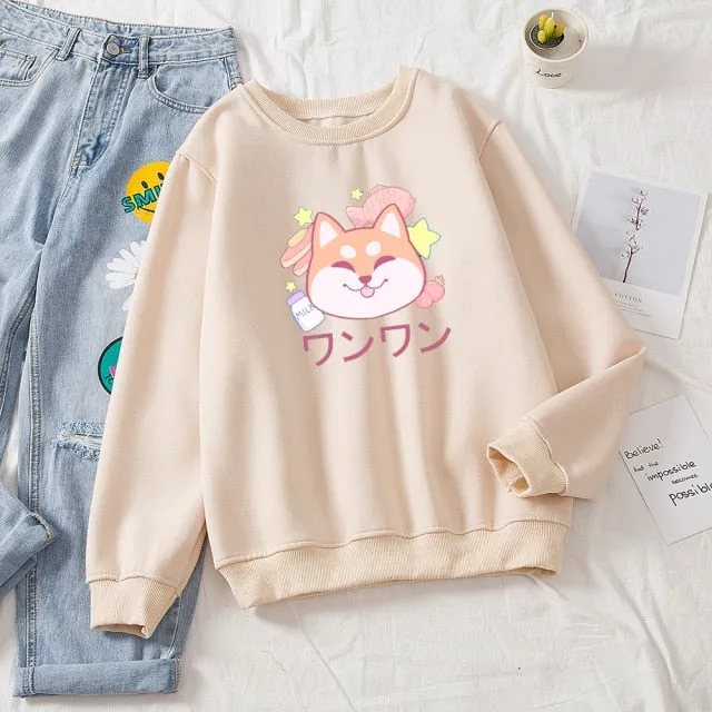 Kawaii Shiba Inu Sweatshirt