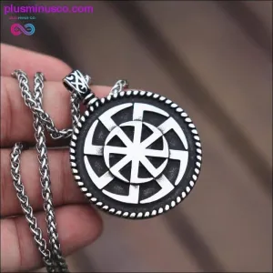 Kolovrat Slavic Symbol of the Sun, Stainless Pendant Stunning Ornament Pagan Jewelry,