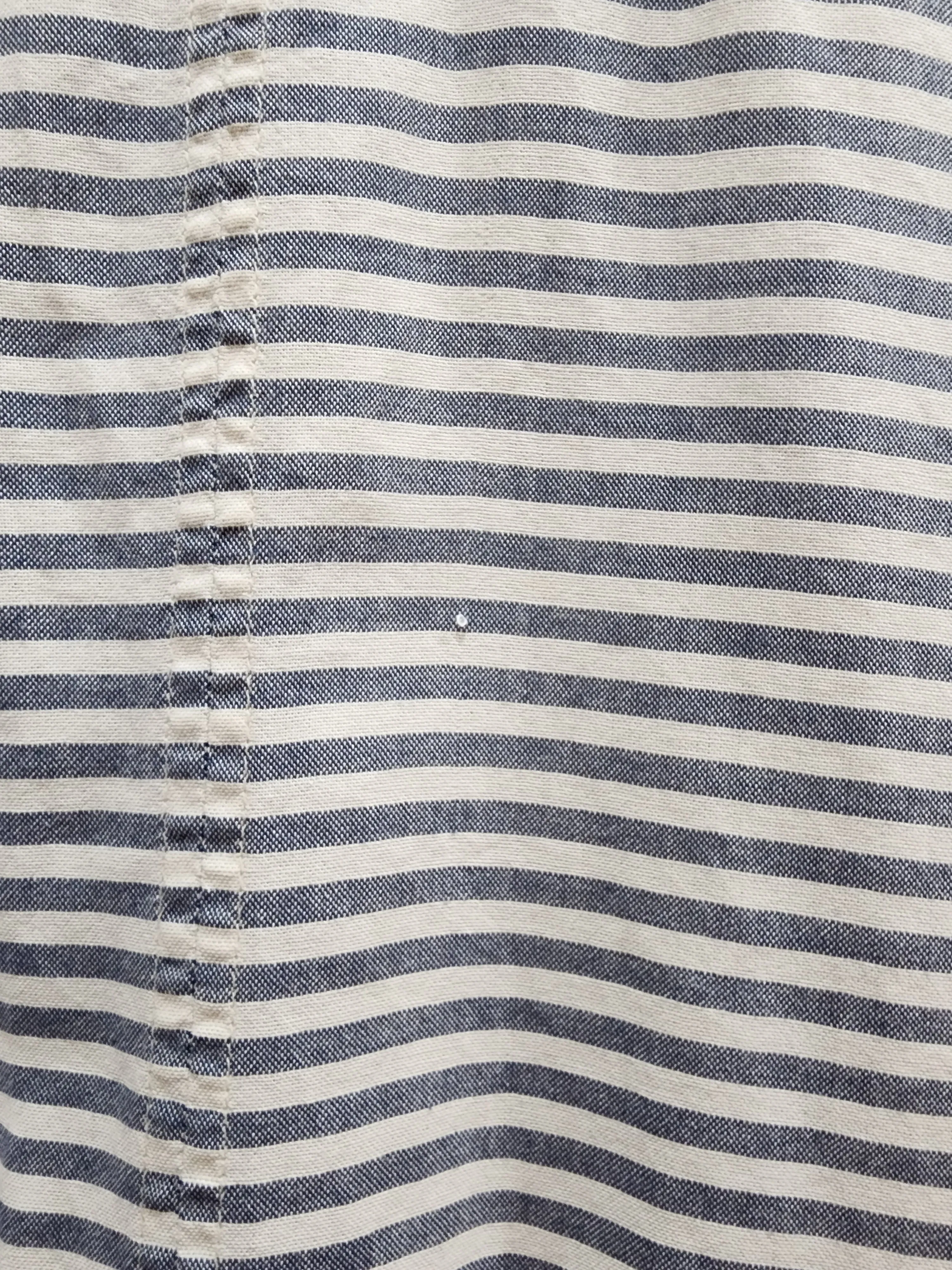 Kowtow blue striped dress size medium